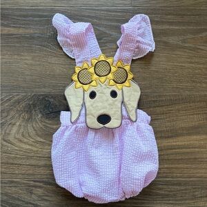 Sunflower Dog Design baby bubble